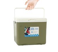 Glacière de camping Générique - Glacière portable 12 L, organisateur de nourriture chaude et froide, Récipient alimentaire de rétention de glace pour la pêche en pique-nique pour les fruits