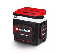 Einhell Glacière portable sans fil TE-COL 18/27 Li-Solo Power X-Change (18 V, 27 l, refroidit et maintient au chaud, mode hybride 12 V pour la voiture et 230 V sur secteur, avec poches, sans batterie)