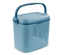 Glacière de voyage Curver bleu clair portable avec couvercle amovible et poignée verrouillage légère et durable compatible cartouches réfrigérantes idéale pique nique camping plage pêche (32 L)