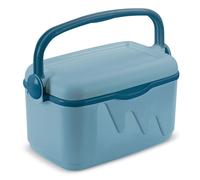 Glacière de voyage Curver bleu clair portable avec couvercle amovible et poignée verrouillage légère et durable compatible cartouches réfrigérantes idéale pique nique camping plage pêche (10 L)