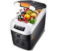 Glacière électrique 11l / 25l / 35l, Réfrigérateur De Voiture Thermoélectrique Portable 12v / 24v / 220v, Glacière à Compresseur électrique pour Les Voyages De Camping en Plein Air, 25l