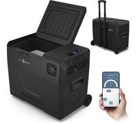 peme Glaciere Electrique Compression Réfrigérateur Glacière Électrique Frigo pour Auto Camping Car Voiture Portable 39L Camion Boîte Refroidissement Voyages LCD Display 220 240 12 24 V - Expedition