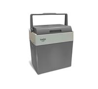 Briebe Glacière électrique portable CF1153 – 28 L, 12V/220-240V, 55W, voiture et camping, gris