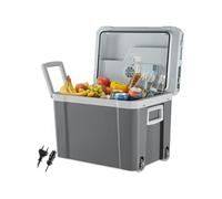 TECTAKE - Glacière électrique réfrigérante et chauffante - 35L, poignées, roulettes, système ventilation - gris