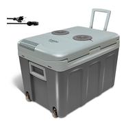 Glacière Électrique portable 40 Litres, 12V / 220 - 240V Voiture et Camping Briebe CF1155 58 W Gris