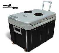 Glacière Électrique portable 40 Litres, 12V / 220 - 240V Voiture et Camping, Briebe, CF1155BLK, 58 , Noir Noir G