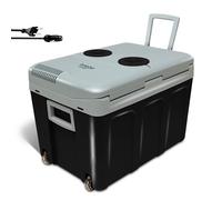 Glacière Électrique portable 40 Litres, 12V / 220 - 240V Voiture et Camping Briebe CF1155BLK 58 W Noir