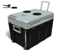 Briebe Glacière électrique portable CF1155BLK 40 L 12V/220-240V 58 W pour voiture et camping Noir