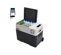 Glacière Electrique Pour Voiture Camping Avec Panneau Numérique Intelligent 2 Roues