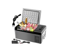 Glacière Electrique Voiture 15L 45W 12/24V CC 100-240V AC -20 à 10 ? Coque Plastique ABS