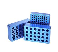 Glacière en aluminium 0.2/1.5/2ML Tube de centrifugeuse bloc de glace Thermostat basse température Module de congélation PCR polyvalent pré-refroidi(24 silicone sleeve)