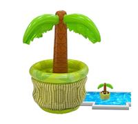 Glacière en palmier - Seau à glace gonflable | Support de boisson gonflable avec fonctions de fête à la piscine, organisateur de boissons d'été avec utilisation sur la terrasse, glacière flottante