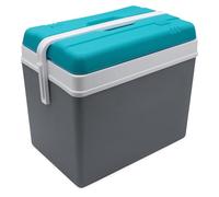 Glacière en plastique 35 l - Gris foncé - Boîte isotherme d'extérieur avec poignée de transport - Sac isotherme pour camping, pique-nique, festival, jardin