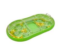 Glacière flottante pour piscine, porte-gobelet à confettis de 99 x 55,9 cm avec support de poignée, bac de stockage de glace en PVC robuste, radeau à boissons scintillantes avec design amusant, fête