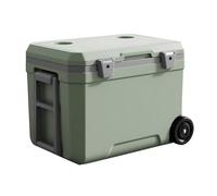 Glacière, Glacière Rigide Portable À roulettes 45 L,Mini Réfrigérateur pour Le Camping, Le Piquenique Ou Les Festivals(Green,45L)