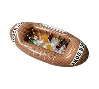 Glacière gonflable de football, bac à boissons gonflable, luminaire de fête avec panneau robuste, utilitaire d'été avec texture raffinée, 150 x 70 cm, barre flottante pour jeu d'anniversaire