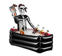 Glacière gonflable d'environ 89 cm - Grande capacité - Décoration | Glacière gonflable d'Halloween pour fête à thème, fête à la piscine, barbecue dans le jardin et camping en plein air