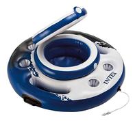 Glacière gonflable - Diamètre 89 cm - Vinyle durable - Capacité 24 canettes - Blanc - Capacité 8,4 L