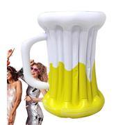 Glacière gonflable en PVC, flottante et portable, pour boissons hawaïennes | Support pour seau à glace pour barbecue, piscine, fêtes d'anniversaire et pique-nique en plein air