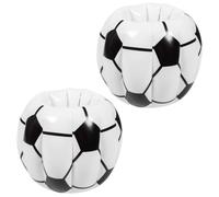Glacière Gonflable Football en PVC pour Boissons, Décorative, Portable | Conteneur à Glace Créatif, Garde Boissons Fraîches, Usage Intérieur et Extérieur, Forme Ballon