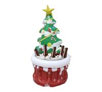 Glacière Gonflable - Forme Arbre de Noël Élégante, Légère Réutilisable, Seau Réfrigérant | Grand Bac à Glace Décoratif pour Vin, Bière, Boissons Fraîches, BBQ, Terrasse, Jardin, Réception, Événement F