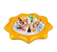 Glacière Gonflable pour Bar 94 cm Table Flottante en PVC pour Piscine Barbecue Pique-Nique Plage fête d'été