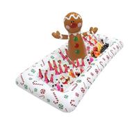 Glacière Gonflable pour Table,Plateaux Service Buffet Froid Salade Glacée | Conteneur de Refroidissement en Forme de Bonhomme en Pain d'Épice pour Pique-Nique Piscine Jardin Fête Barbecue
