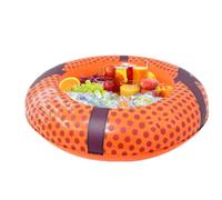 Glacière gonflable - Refroidisseur de boissons gonflable | Glacière de fête | Seau à glace étanche | Barre de service flottante pour extérieur, barbecue, pique-nique