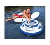 Glacière gonflable River Fun Blanc et Bleu