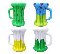 Glacière gonflable, support de boisson, seau à glace, récipient à boisson portable, matériau PVC, léger, décoration de fête hawaïenne, plage, extérieur, jardin