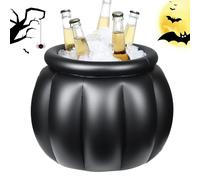Glacière Halloween - Glacière Gonflable pour Boissons Fête Chaudron Halloween,Conteneur à Bonnets de 56x46 cm pour Décoration Effrayante pour Plage Jardin Bière Aliments