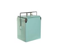 Glacière home esprit vert pvc métal acier polypropylène 17 l 32 x 24 x 43 cm