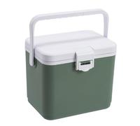 Glacière Isotherme Boîte de Rangement Conteneur Coffre Portable Construction Rigide Couvercle à Charnières Accès Facile Joint Silicone Matériaux, Vert, Style to 6