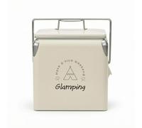 Glacière Isotherme Extérieure Glacière Rigide Coffre à Glace Boîte de Conservation Froid avec Polyuréthane et Corps Métal Résistant 13L Adaptée au, Style to 2