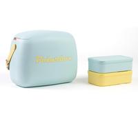 Glacière Lunchbox 6L Bleue Pop détails Jaune POLARBOX
