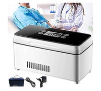 Glacière Médicale Portable pour Insuline - Frigo de Voyage pour Diabétiques avec Contrôle Numérique de Température 2-8°C, Batterie Rechargeable, Charge USB, pour Stylos à Insuline, Flacons