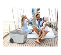 Glacière NOMADE, 52 litres, mobile, gris clair / gris