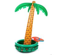 Glacière palmier gonflable adulte - Vert foncé