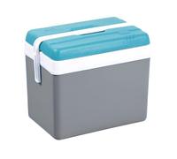 Glacière passive 35 l - Boîte isotherme portable sans électricité - Pour voiture, pique-nique et plage - Avec couvercle - Kamai Coolbox (gris)