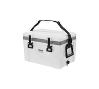 VEVOR Glacière Rigide Isotherme, Réfrigérateur Portable de 26 QT 24,6 L, Sac Isotherme avec Rétention de Glace, avec Poignées et Sangles Robustes, Léger, pour Pique-niques, Camping, Voyages, Blanc