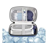 Glacière Portable Coffret de Rangement de à Affichage de température | Sac isotherme avec 2 accumulateurs de froid pour trajet , travail, voiture, pique-nique, camping,