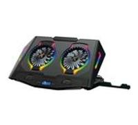 Conceptronic Support de refroidissement pour ordinateur portable gaming THYIA02B Ergo 2 ventilateurs