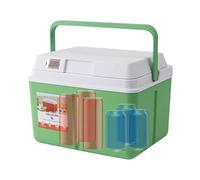 Glacière portable, design étanche, 27,1 x 21,8 x 20,5 cm, refroidisseur de voiture, sac de randonnée, utilisation polyvalente, pour voitures, camions, bureaux et activités de plein air