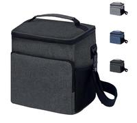 GlacièRe Portable D'ExtéRieur De 27 L, Chaude, éTanche Et RéSistante à l'usure. IdéAle pour Emporter Votre DéJeuner Au Travail, en Pique-Nique Ou Lors d'un Barbecue,Black