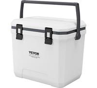 Glacière portable VEVOR (38 Qt) avec stockage de glace & poignées robustes & porte-boissons, glacière isolée en matériau solide, adaptée aux pique-niques en famille et aux longs voyages