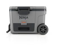 Ninja FrostVault Glacière robuste et isotherme, avec roues et tiroir de stockage à sec Dry Zone, conserve la glace plusieurs jours, capacité jusqu’à 68 canettes, Gris Ardoise, FB245EUGY