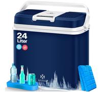 Glacière thermoélectrique - KESSER - 24 litres - Refroidit et chauffe - 12V et 230V - Mode ECO et MAX - Bleu marine