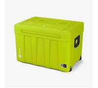 peme Glacière Électrique 46,5L - Refroidisseur et Chauffe-Plats Double Alimentation 12V & 240V Mode Éco Roulettes & Poignée Silencieuse pour Voiture Camping Roadtrips - Essential XL 50 Neon Jungle