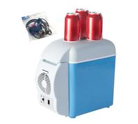 Glaciere Voiture Petite 7.5L - 12 V Faible Bruit Glaciere Electrique, Conteneur Isotherme Avec Fonctions De Chauffage (55-65 °C) Et De Maintien Au Chaud (15-25 °C), Pour Cuisine, Voiture Et Chambre
