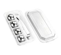 Glaçons En Métal - Réutilisables En Forme De Ballon De Football,Glaçons Qui Ne Diluent Pas Les Boissons,Pour bar maison cuisine fêtes soirées jour match réunions vacances vin café jus toutes boissons